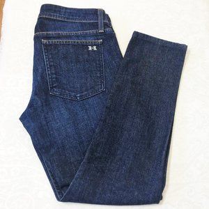 Habitual Straight Leg Mid Rise Dark Wash Denim Jeans